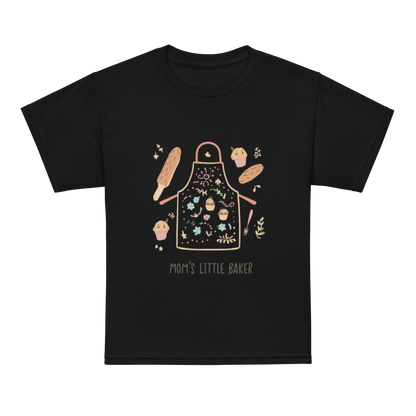 Mom’s Little Baker V4 | Youth t-shirt Black Apparel > Kids' T-Shirts ZomaModa