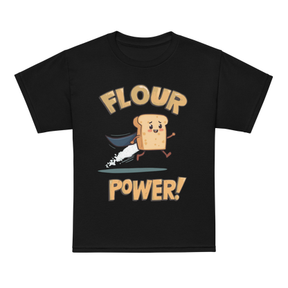 Flour Power V4 | Youth t-shirt Black Apparel > Kids' T-Shirts ZomaModa