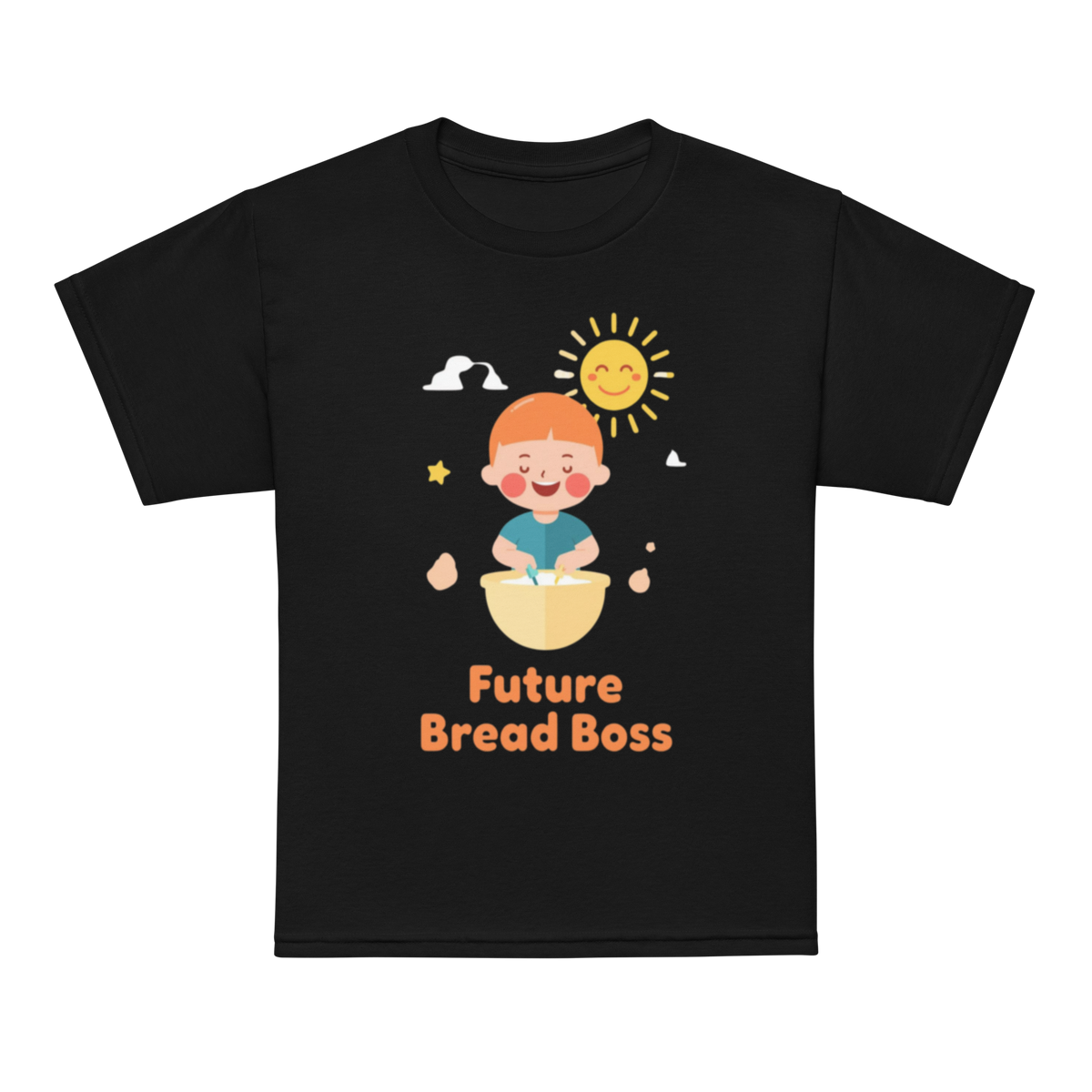 Future Bread Boss V4 | Youth t-shirt Black Apparel > Kids' T-Shirts ZomaModa