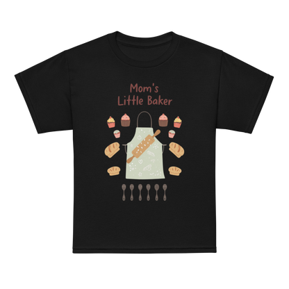 Mom’s Little Baker V5 | Youth t-shirt Black Apparel > Kids' T-Shirts ZomaModa