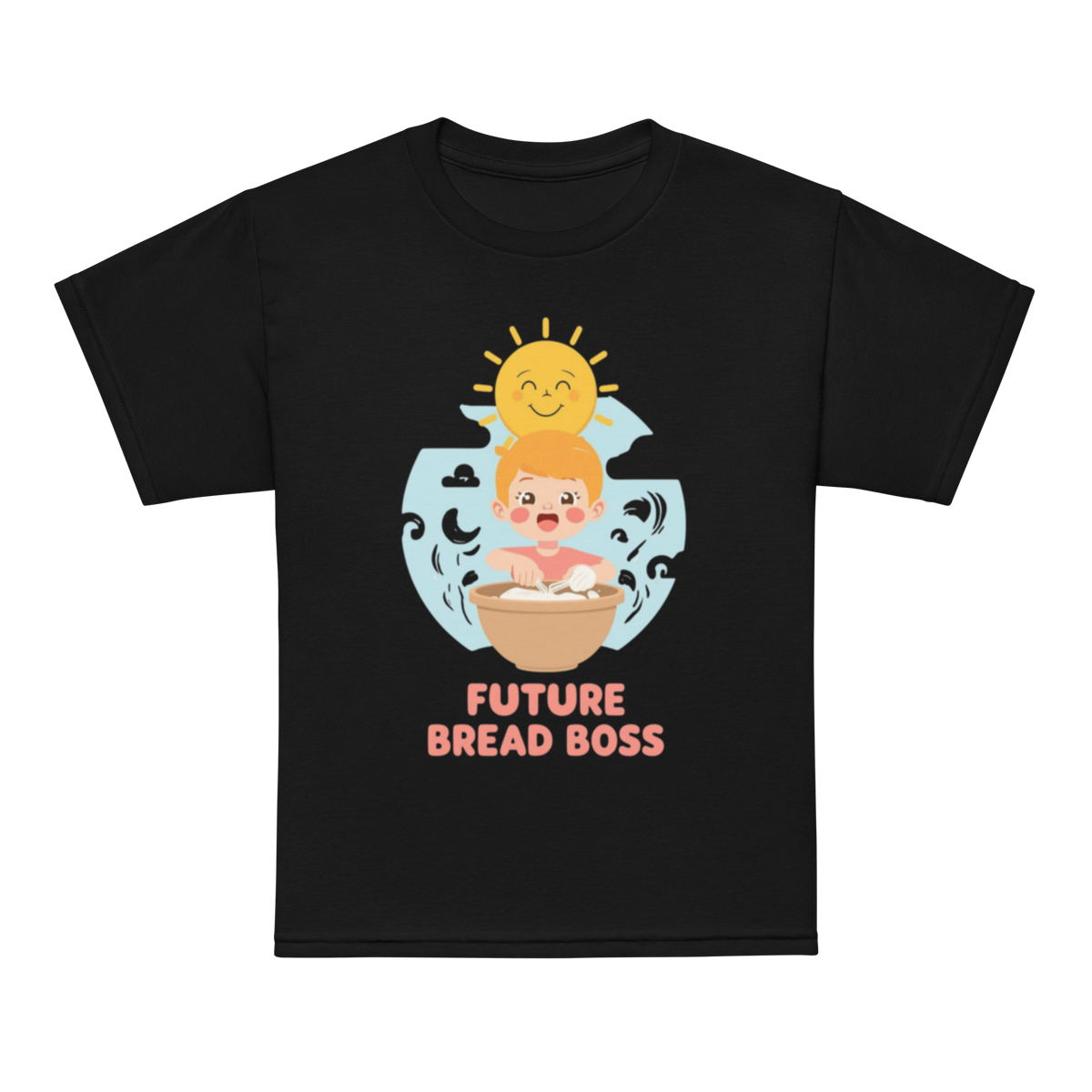 Future Bread Boss V5 | Youth t-shirt Black Apparel > Kids' T-Shirts ZomaModa