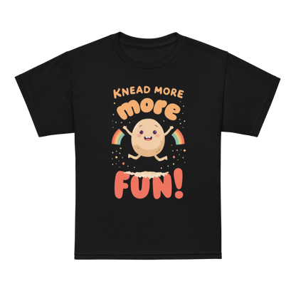 Knead More Fun V5 | Youth t-shirt Black Apparel > Kids' T-Shirts ZomaModa