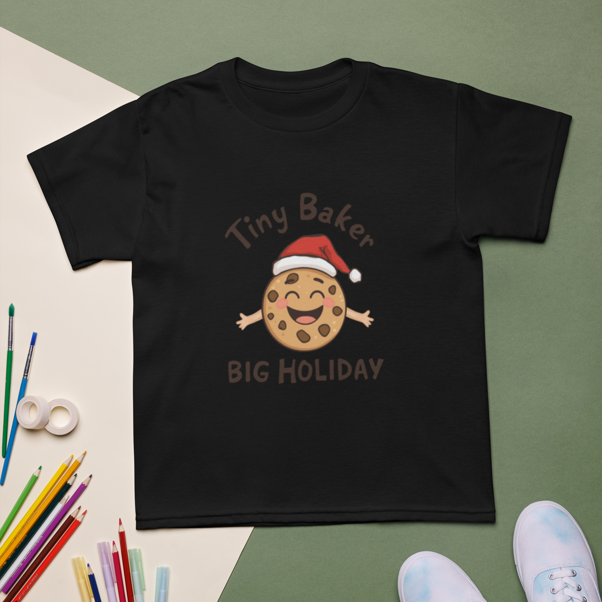Tiny Baker Holiday V1 | Kids T-Shirt Apparel > Kids' T-Shirts ZomaModa