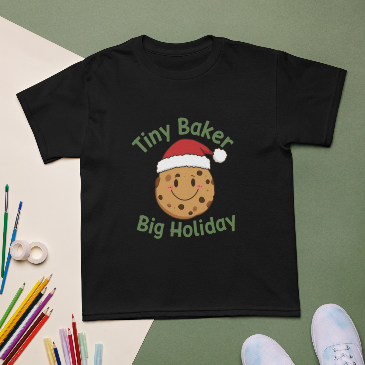 Tiny Baker Holiday V2 | Kids T-Shirt Apparel > Kids' T-Shirts ZomaModa