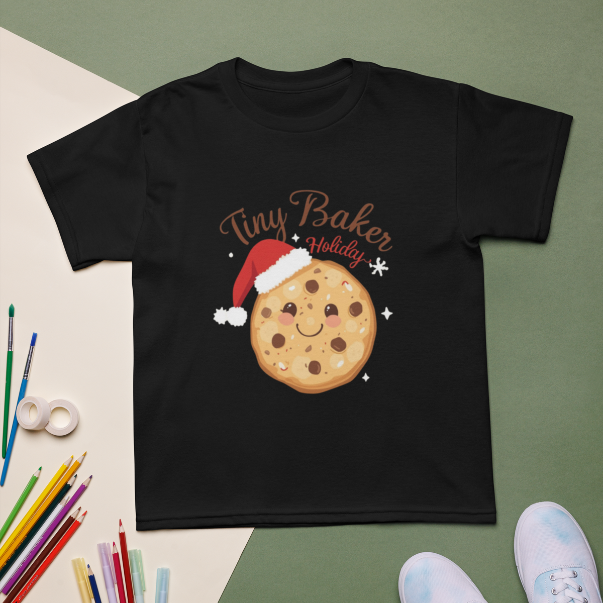 Tiny Baker Holiday V3 | Kids T-Shirt Apparel > Kids' T-Shirts ZomaModa