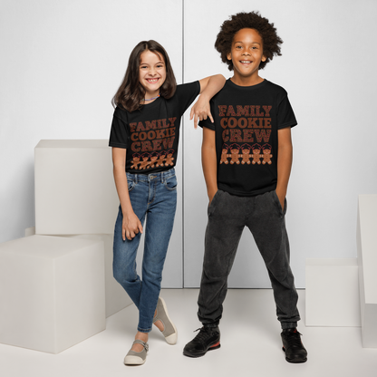 Family Cookie Crew V1 | Kids T-Shirt Black Apparel > Kids' T-Shirts ZomaModa