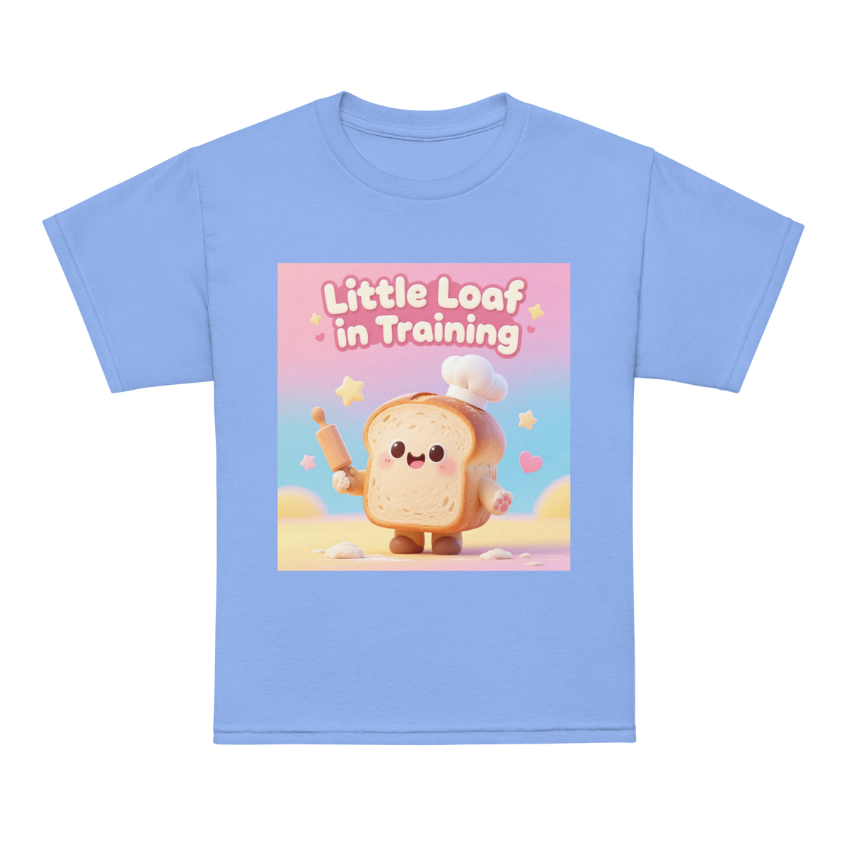 Little Loaf in Training V1 | Youth t-shirt Carolina Blue Apparel > Kids' T-Shirts ZomaModa