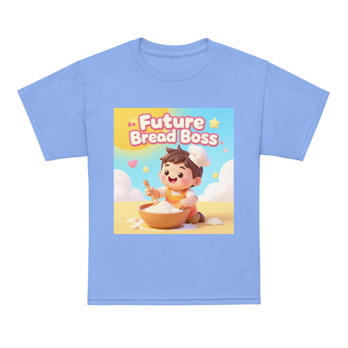 Future Bread Boss V1 | Youth t-shirt Carolina Blue Apparel > Kids' T-Shirts ZomaModa