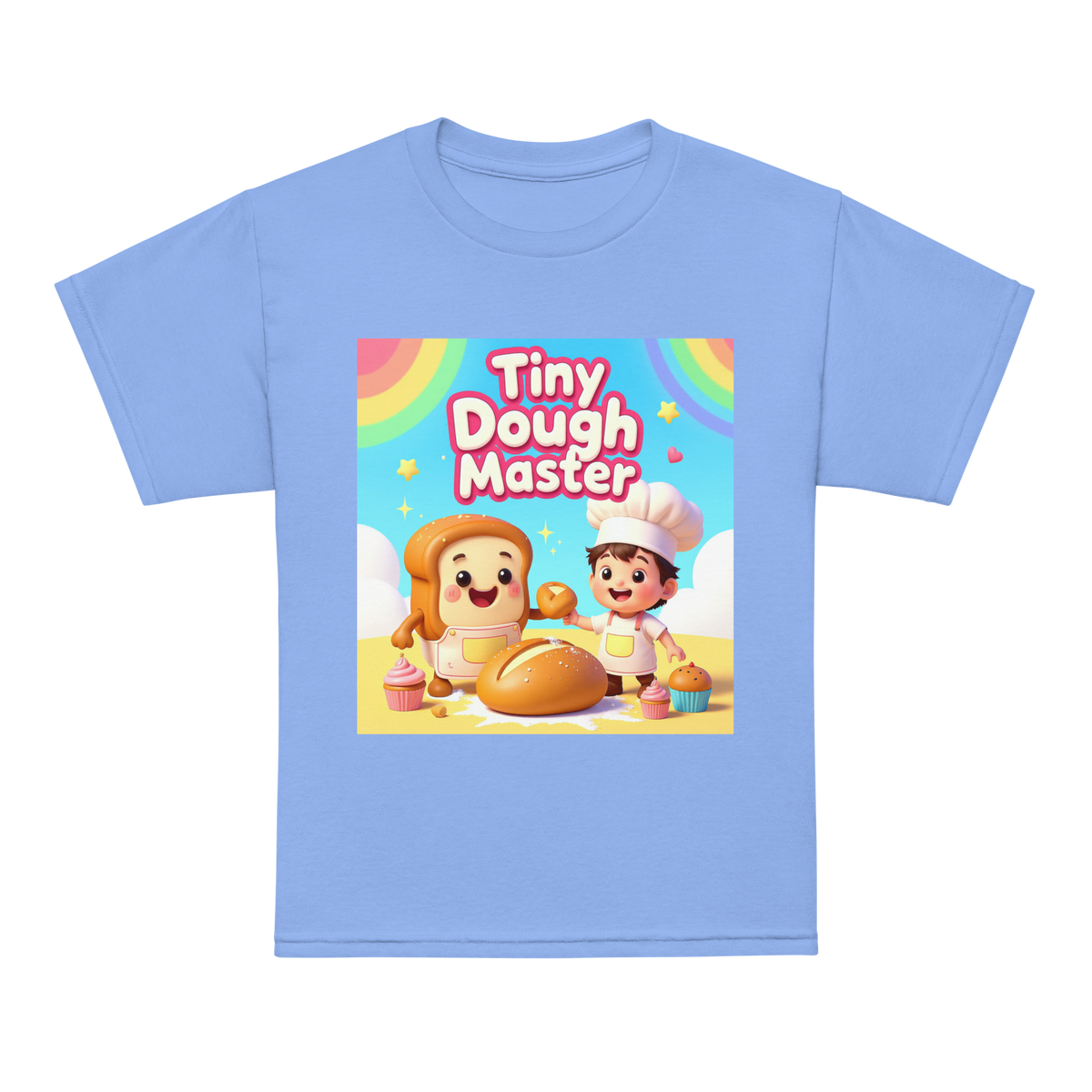 Tiny Dough Master V1 | Youth t-shirt Carolina Blue Apparel > Kids' T-Shirts ZomaModa