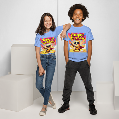Rolling Pin Rock Star V1 | Youth t-shirt Apparel > Kids' T-Shirts ZomaModa