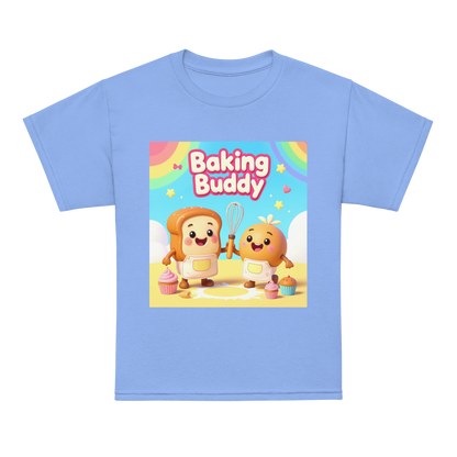 Baking Buddy V1 | Youth t-shirt Carolina Blue Apparel > Kids' T-Shirts ZomaModa