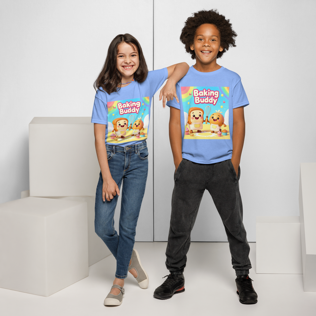Baking Buddy V1 | Youth t-shirt Apparel > Kids' T-Shirts ZomaModa