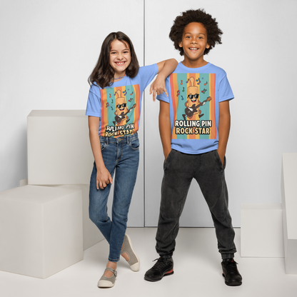 Rolling Pin Rock Star V2 | Youth t-shirt Apparel > Kids' T-Shirts ZomaModa
