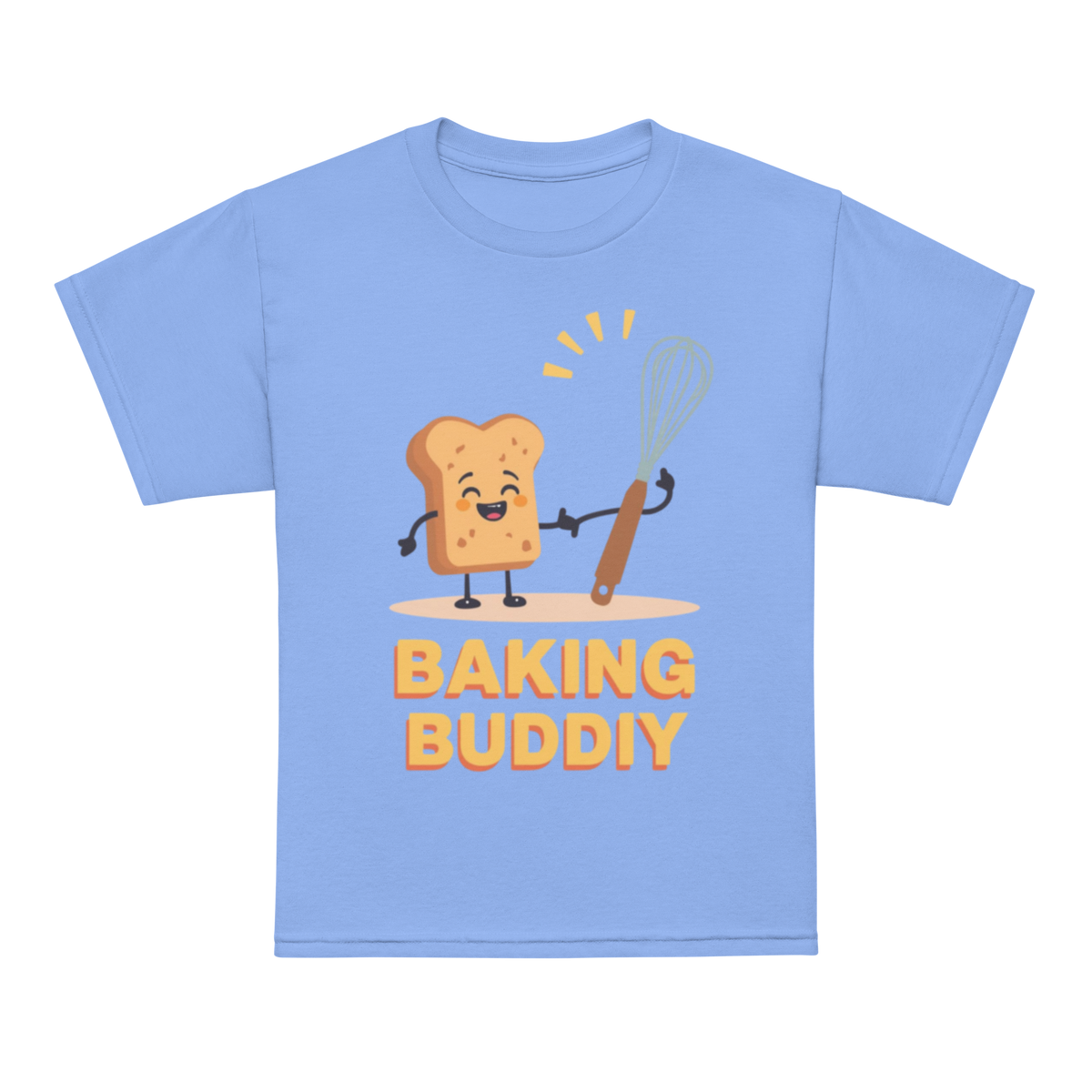 Baking Buddy V2 | Youth t-shirt Carolina Blue Apparel > Kids' T-Shirts ZomaModa