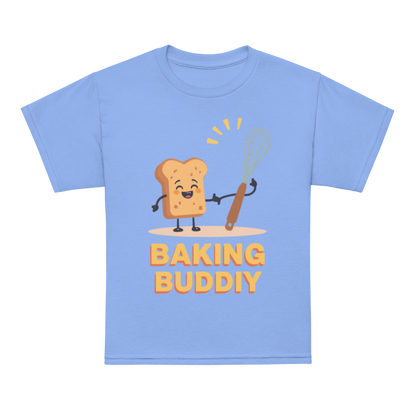 Baking Buddy V2 | Youth t-shirt Carolina Blue Apparel > Kids' T-Shirts ZomaModa