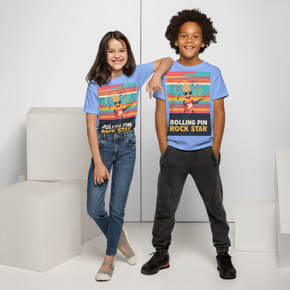 Rolling Pin Rock Star V3 | Youth t-shirt Apparel > Kids' T-Shirts ZomaModa