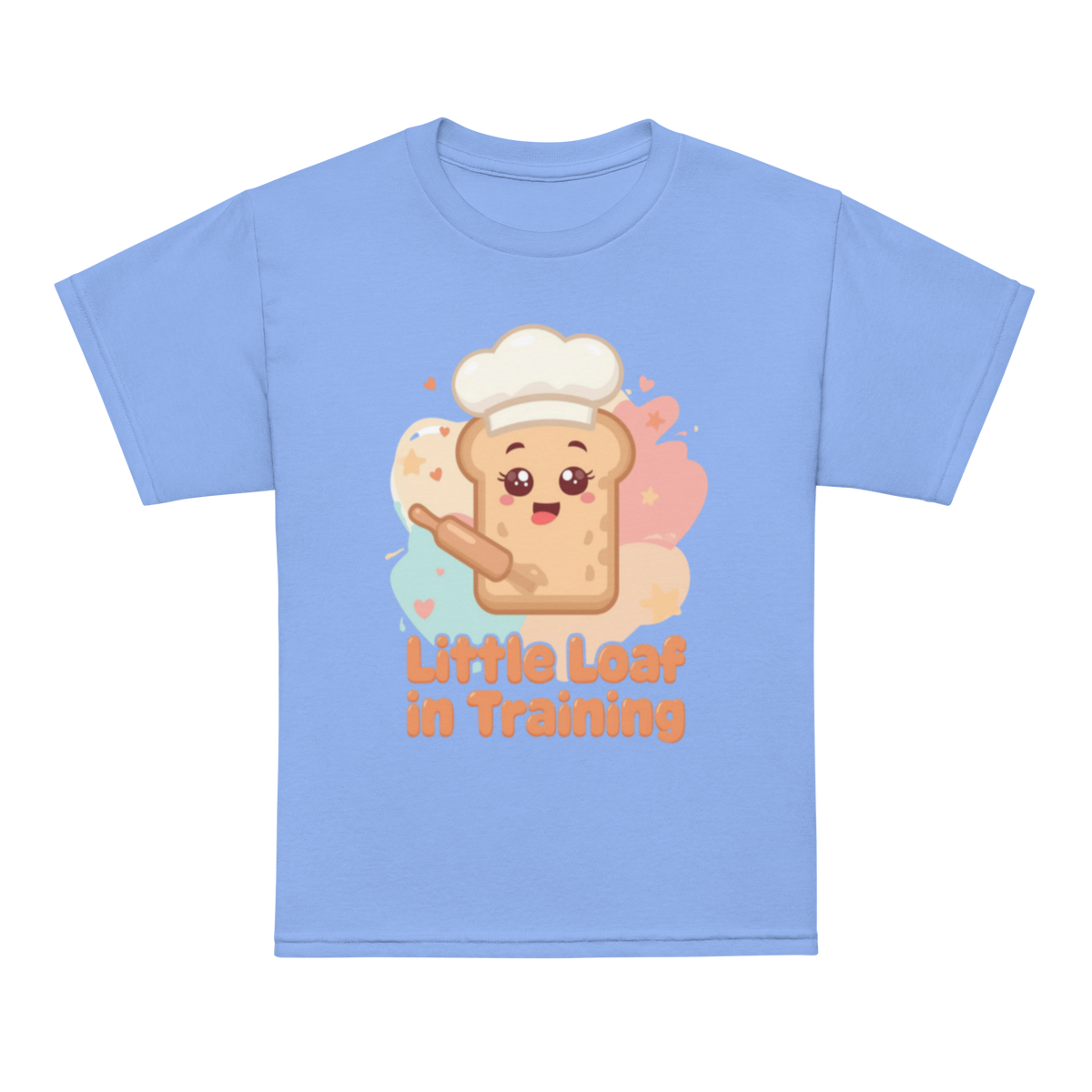 Little Loaf in Training V3 | Youth t-shirt Carolina Blue Apparel > Kids' T-Shirts ZomaModa