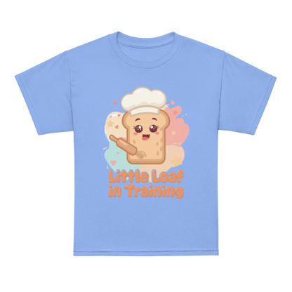 Little Loaf in Training V3 | Youth t-shirt Carolina Blue Apparel > Kids' T-Shirts ZomaModa