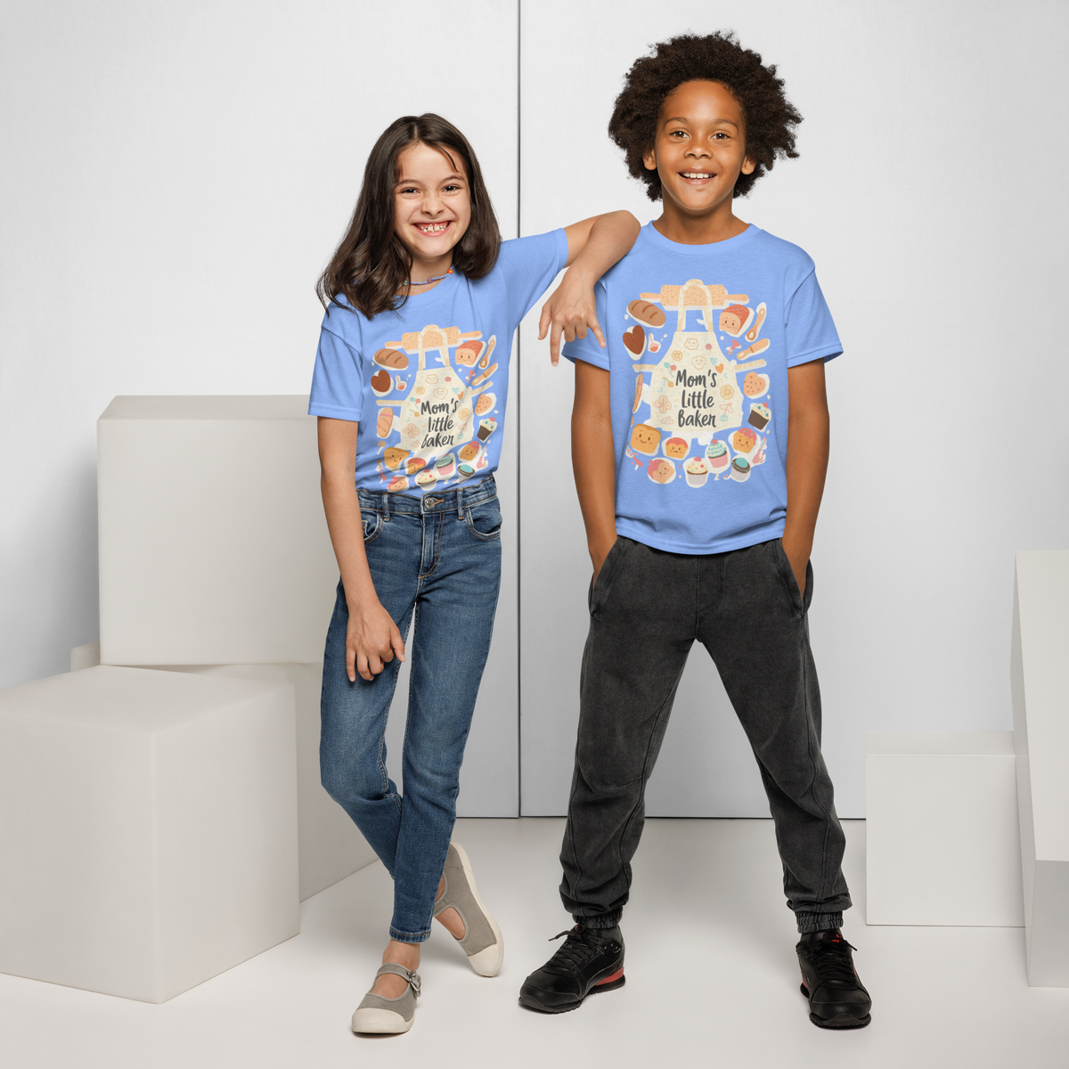 Mom’s Little Baker V2 | Youth t-shirt Apparel > Kids' T-Shirts ZomaModa