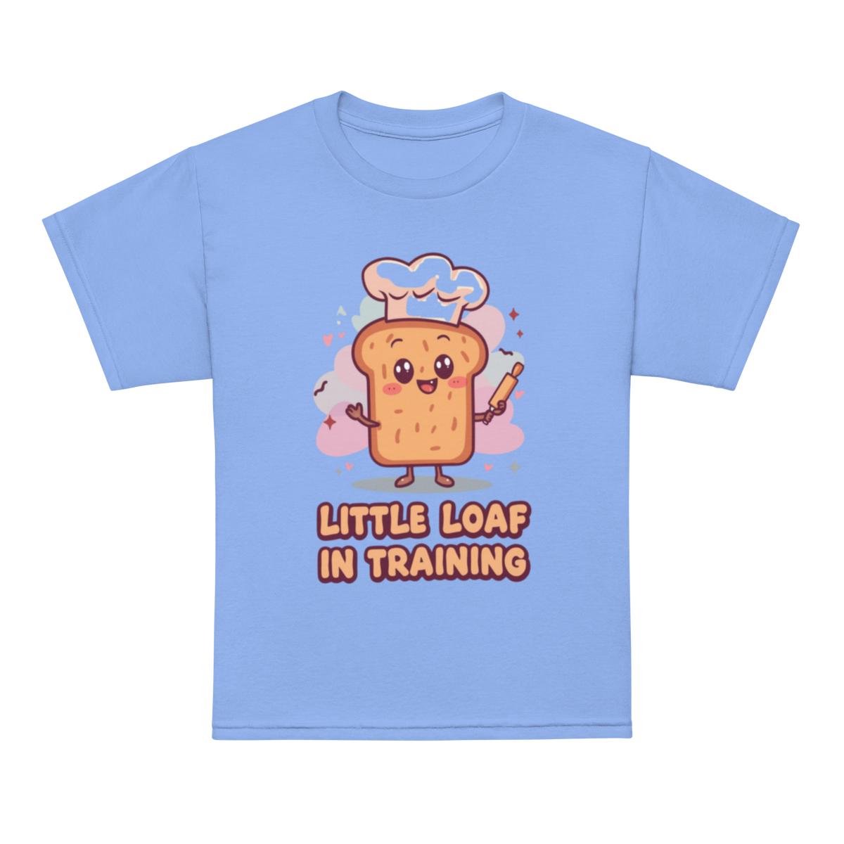 Little Loaf in Training V4 | Youth t-shirt Carolina Blue Apparel > Kids' T-Shirts ZomaModa