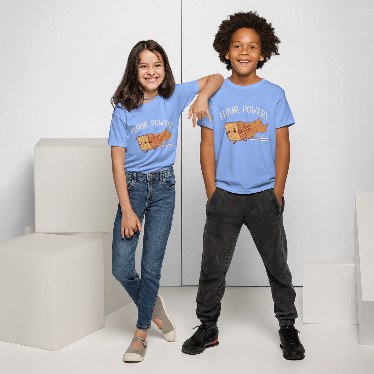 Flour Power V2 | Youth t-shirt Apparel > Kids' T-Shirts ZomaModa