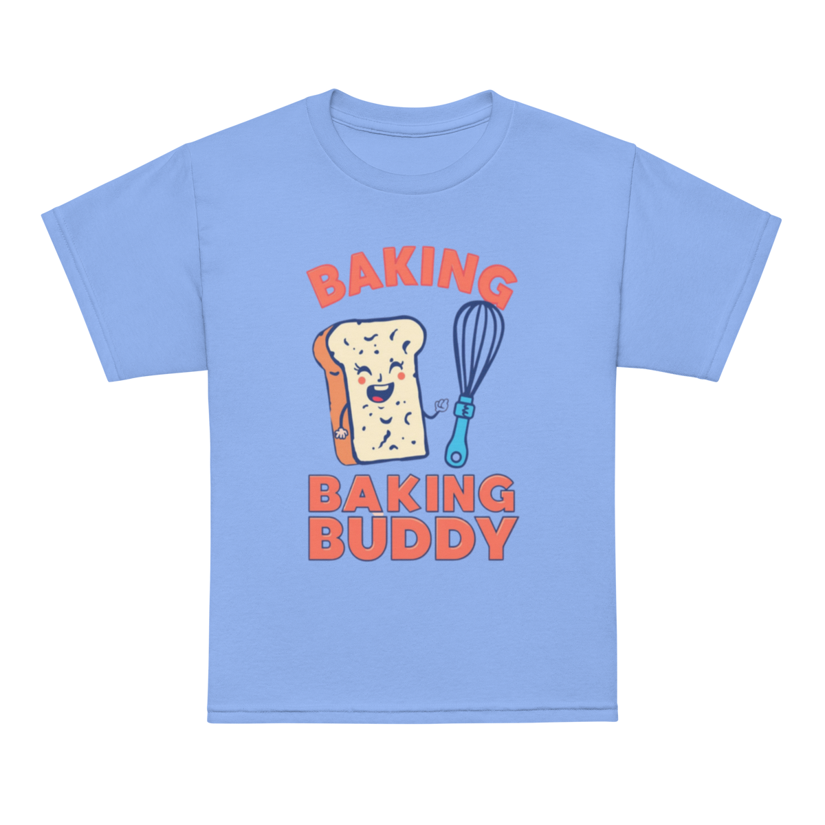 Baking Buddy V3 | Youth t-shirt Carolina Blue Apparel > Kids' T-Shirts ZomaModa