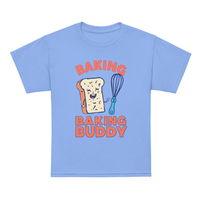 Baking Buddy V3 | Youth t-shirt Carolina Blue Apparel > Kids' T-Shirts ZomaModa