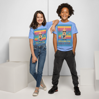 Rolling Pin Rock Star V4 | Youth t-shirt Apparel > Kids' T-Shirts ZomaModa