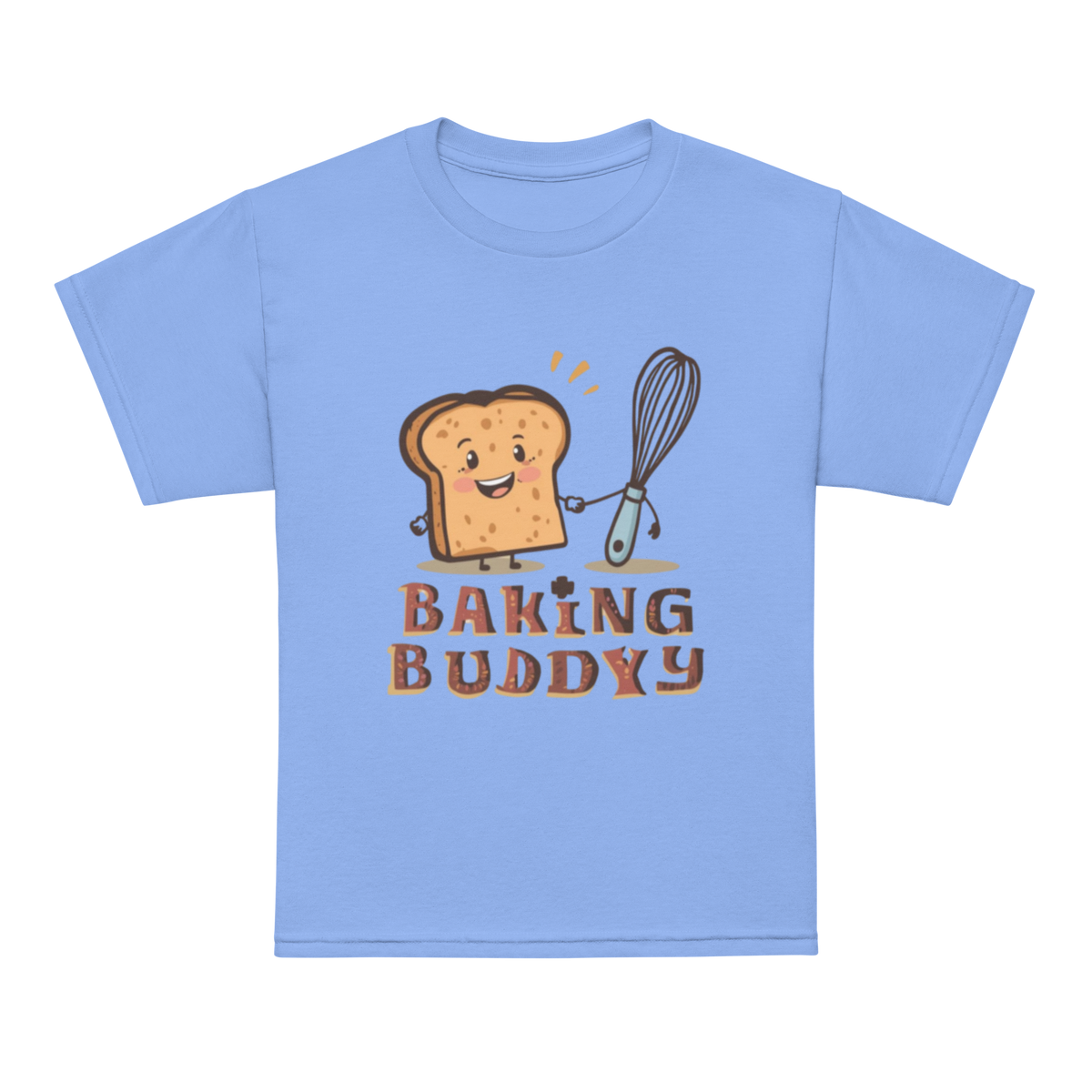 Baking Buddy V4 | Youth t-shirt Carolina Blue Apparel > Kids' T-Shirts ZomaModa