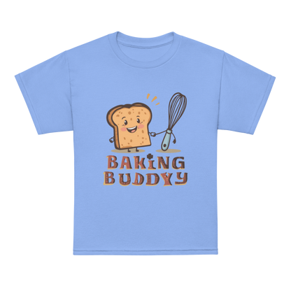 Baking Buddy V4 | Youth t-shirt Carolina Blue Apparel > Kids' T-Shirts ZomaModa