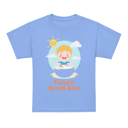 Future Bread Boss V2 | Youth t-shirt Carolina Blue Apparel > Kids' T-Shirts ZomaModa