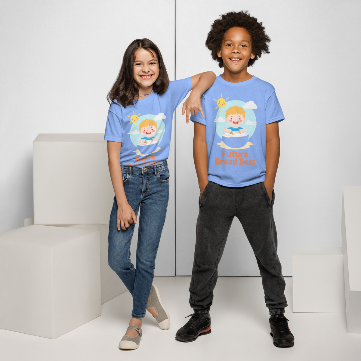 Future Bread Boss V2 | Youth t-shirt Apparel > Kids' T-Shirts ZomaModa