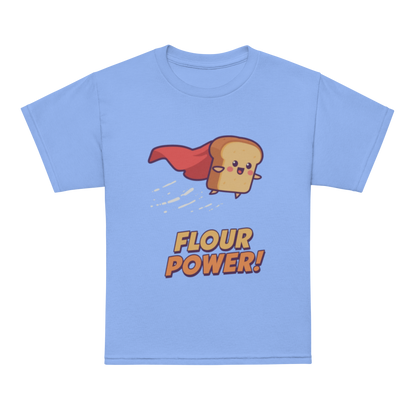 Flour Power V3 | Youth t-shirt Carolina Blue Apparel > Kids' T-Shirts ZomaModa