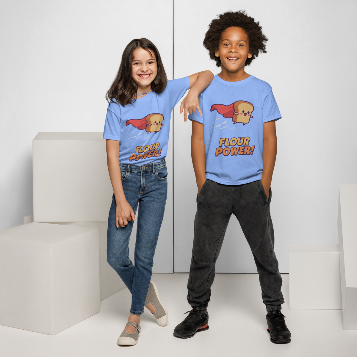 Flour Power V3 | Youth t-shirt Apparel > Kids' T-Shirts ZomaModa