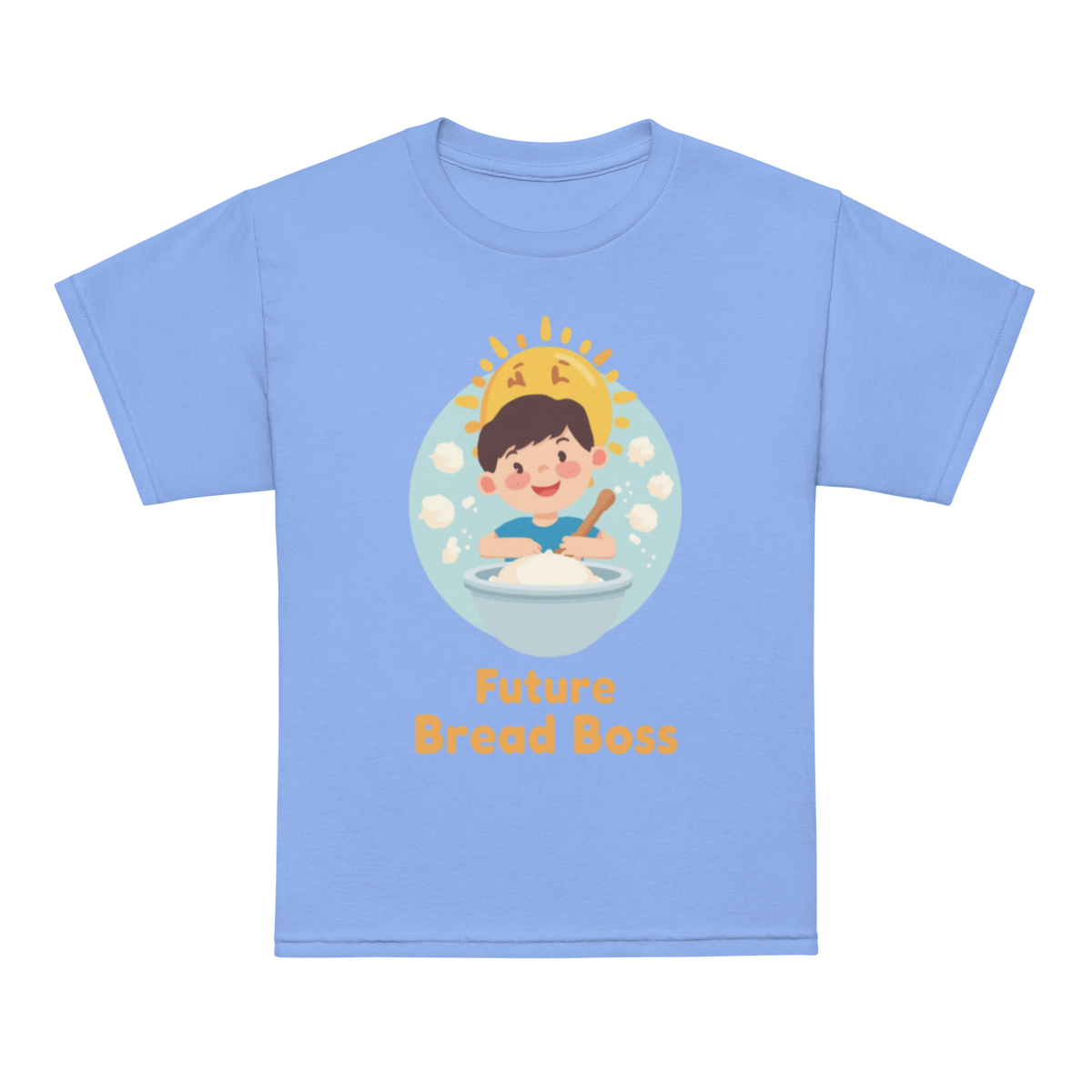 Future Bread Boss V3 | Youth t-shirt Carolina Blue Apparel > Kids' T-Shirts ZomaModa
