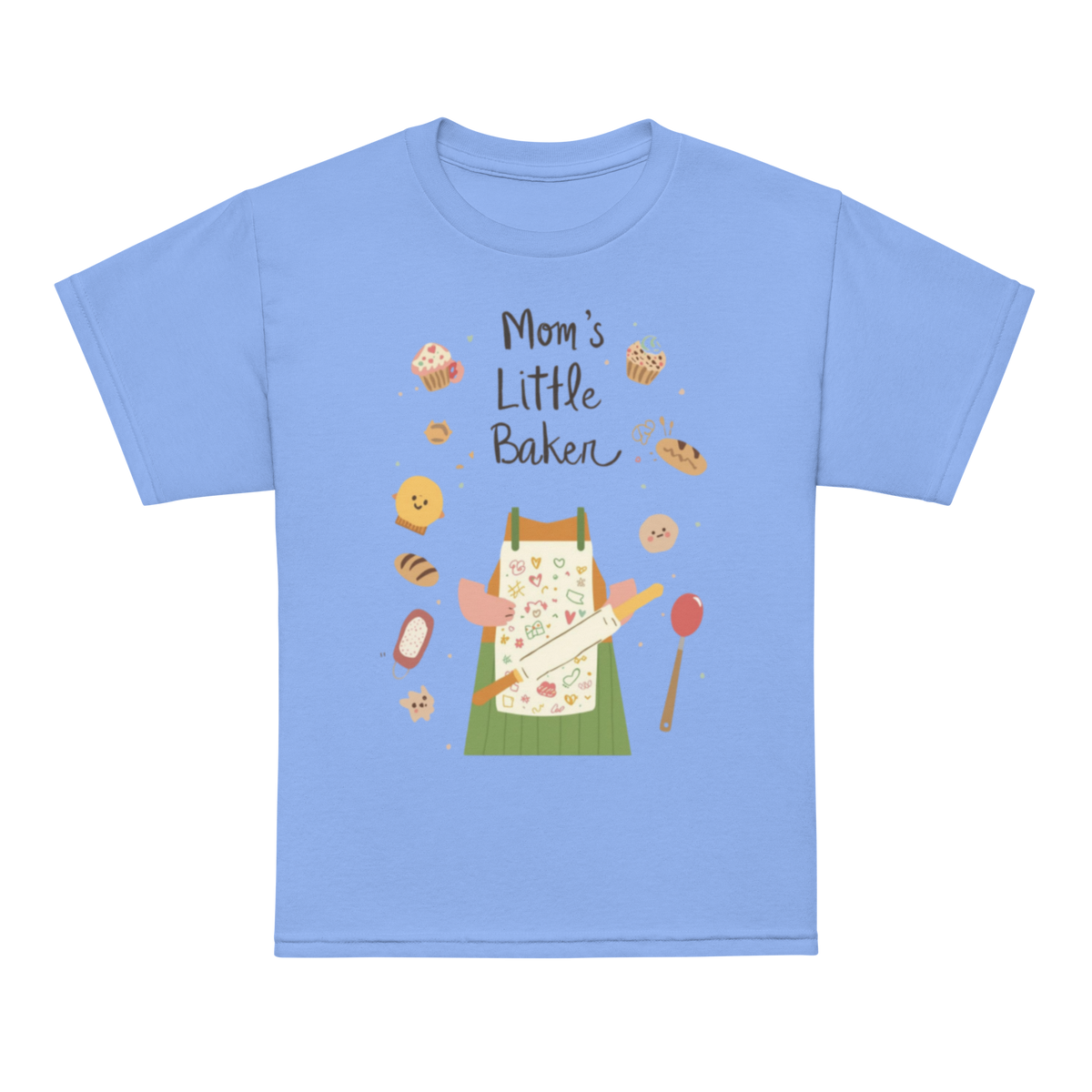 Mom’s Little Baker V3 | Youth t-shirt Carolina Blue Apparel > Kids' T-Shirts ZomaModa