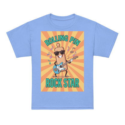 Rolling Pin Rock Star V5 | Youth t-shirt Carolina Blue Apparel > Kids' T-Shirts ZomaModa
