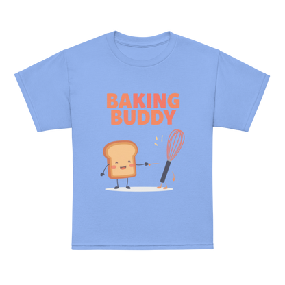Baking Buddy V5 | Youth t-shirt Carolina Blue Apparel > Kids' T-Shirts ZomaModa