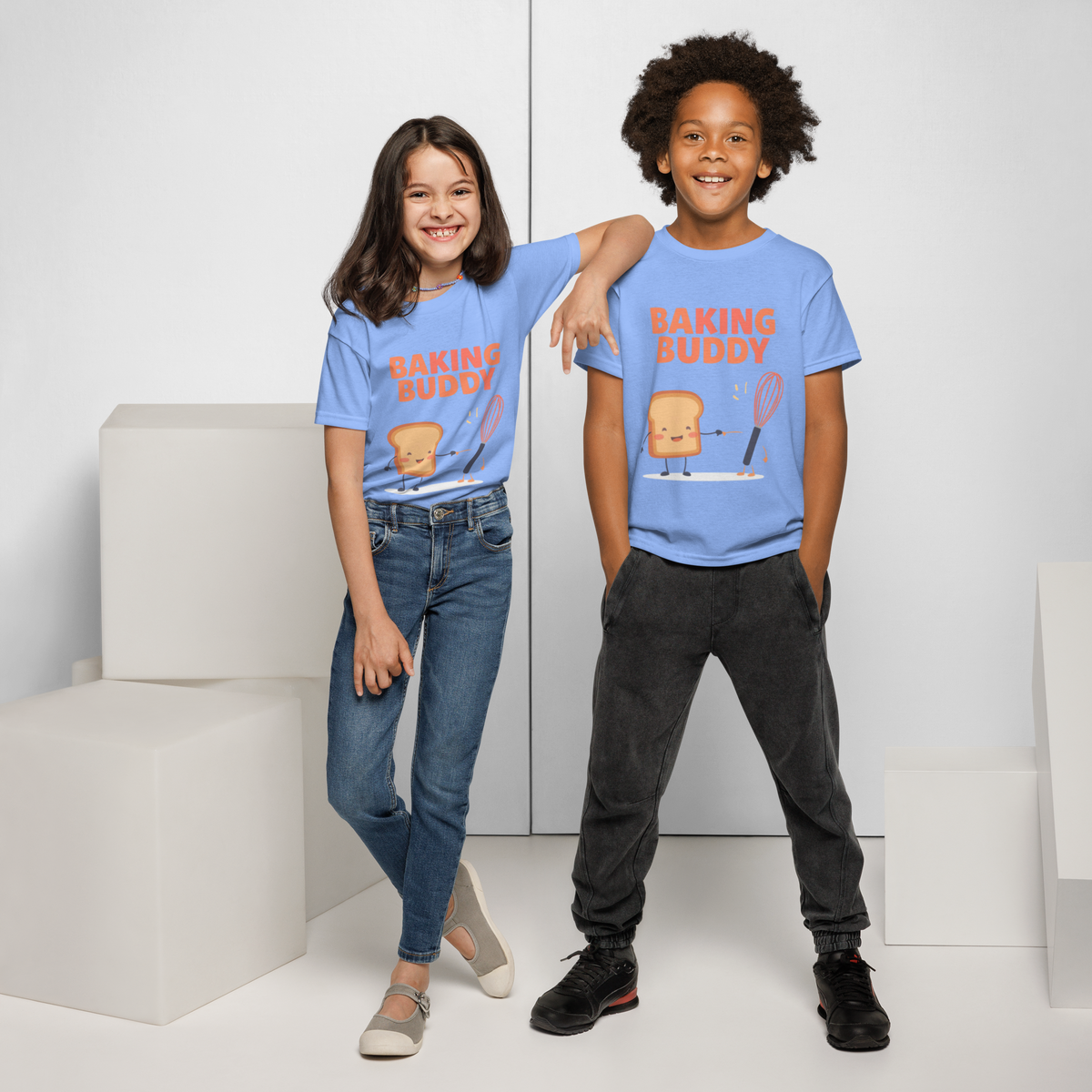 Baking Buddy V5 | Youth t-shirt Apparel > Kids' T-Shirts ZomaModa