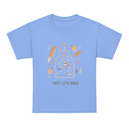 Mom’s Little Baker V4 | Youth t-shirt Carolina Blue Apparel > Kids' T-Shirts ZomaModa