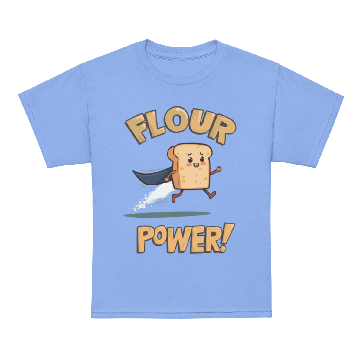 Flour Power V4 | Youth t-shirt Carolina Blue Apparel > Kids' T-Shirts ZomaModa