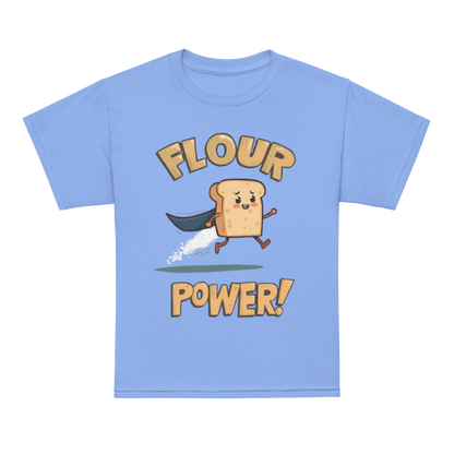 Flour Power V4 | Youth t-shirt Carolina Blue Apparel > Kids' T-Shirts ZomaModa