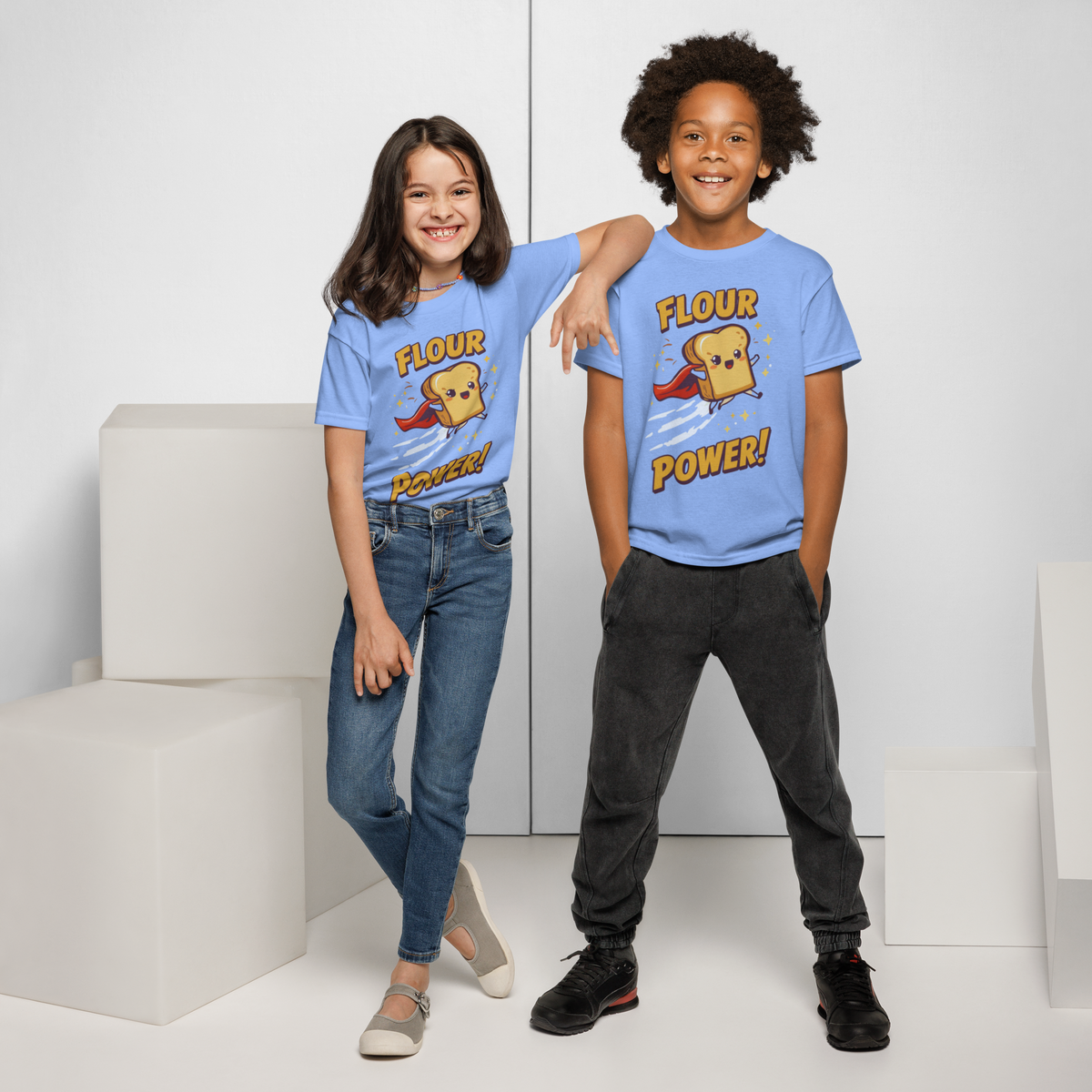 Flour Power V5 | Youth t-shirt Apparel > Kids' T-Shirts ZomaModa