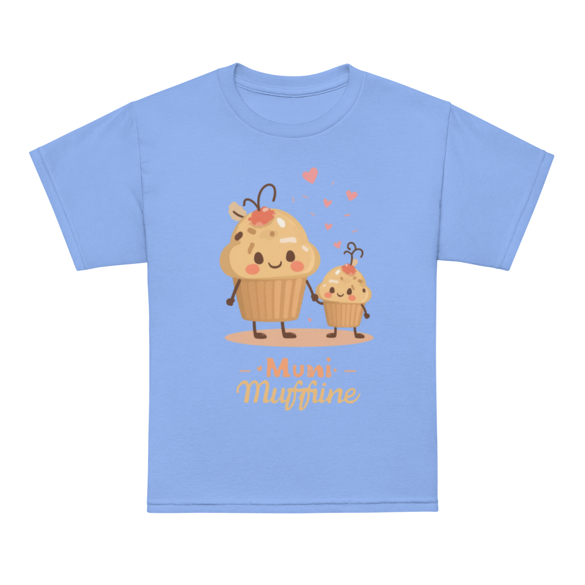 Mini Muffin Maker V4 | Youth t-shirt Carolina Blue Apparel > Kids' T-Shirts ZomaModa