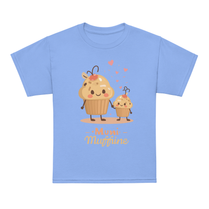 Mini Muffin Maker V4 | Youth t-shirt Carolina Blue Apparel > Kids' T-Shirts ZomaModa