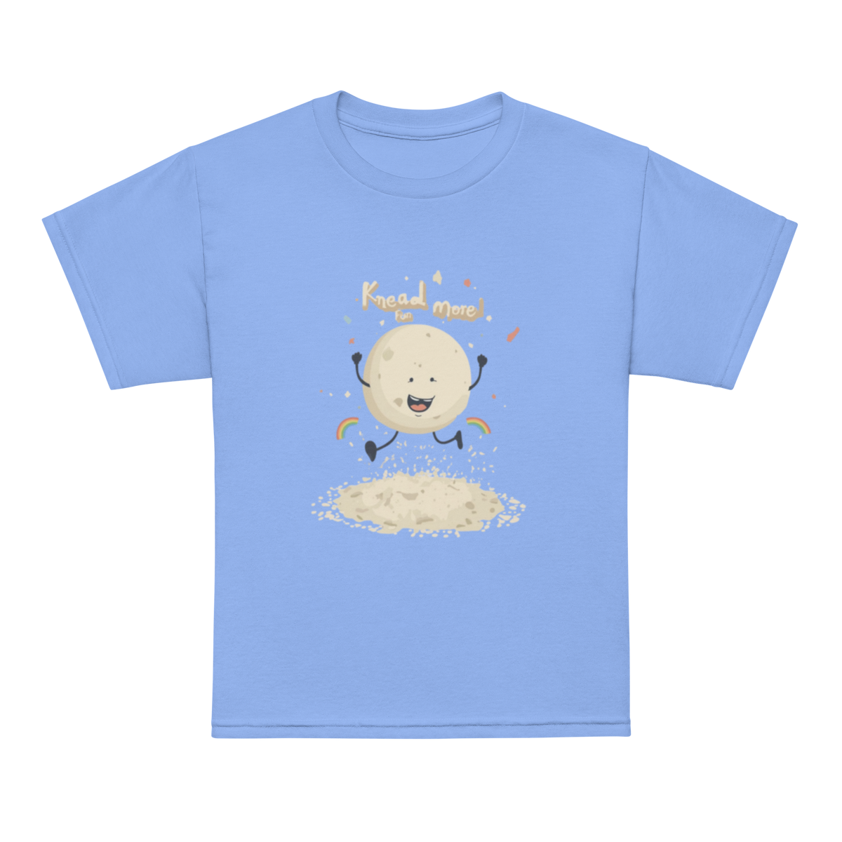 Knead More Fun V4 | Youth t-shirt Carolina Blue Apparel > Kids' T-Shirts ZomaModa