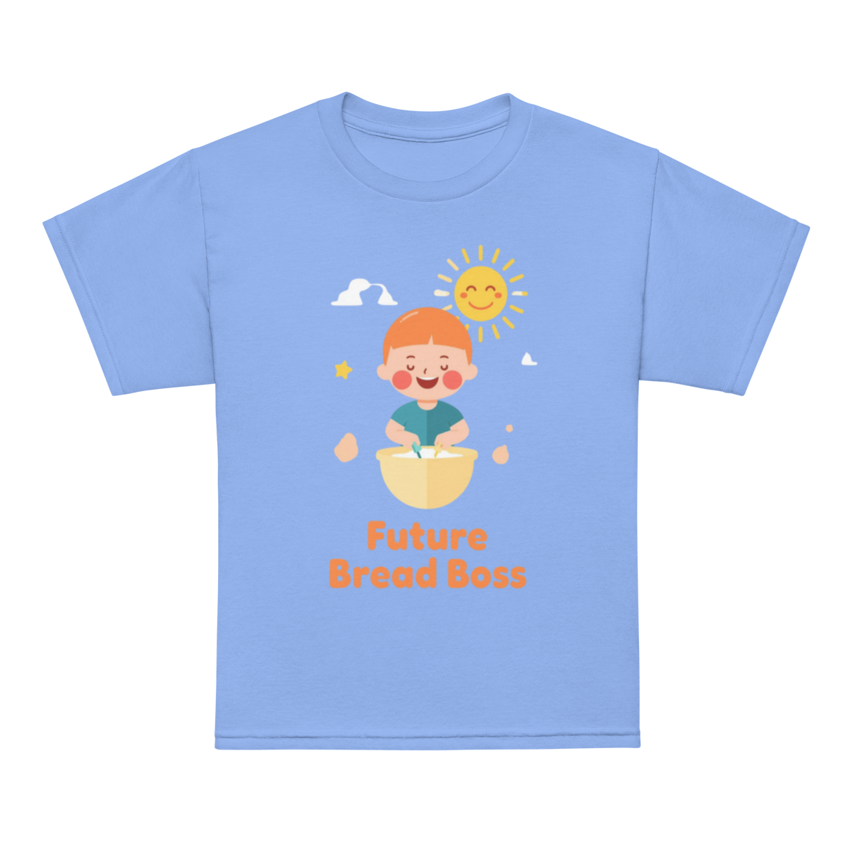 Future Bread Boss V4 | Youth t-shirt Carolina Blue Apparel > Kids' T-Shirts ZomaModa