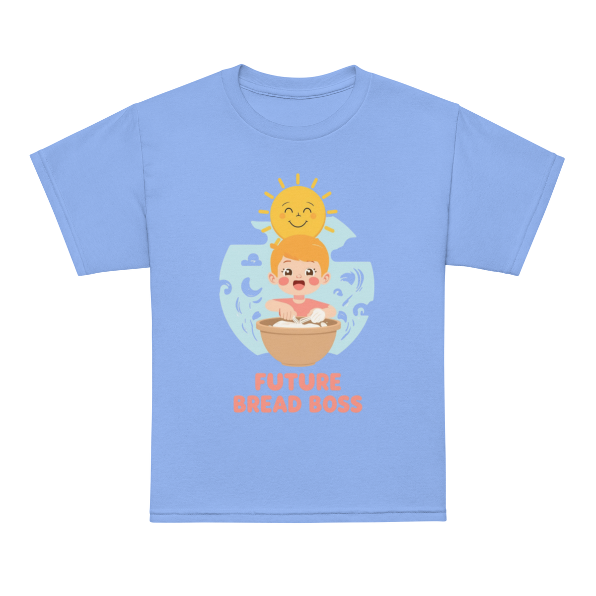 Future Bread Boss V5 | Youth t-shirt Carolina Blue Apparel > Kids' T-Shirts ZomaModa