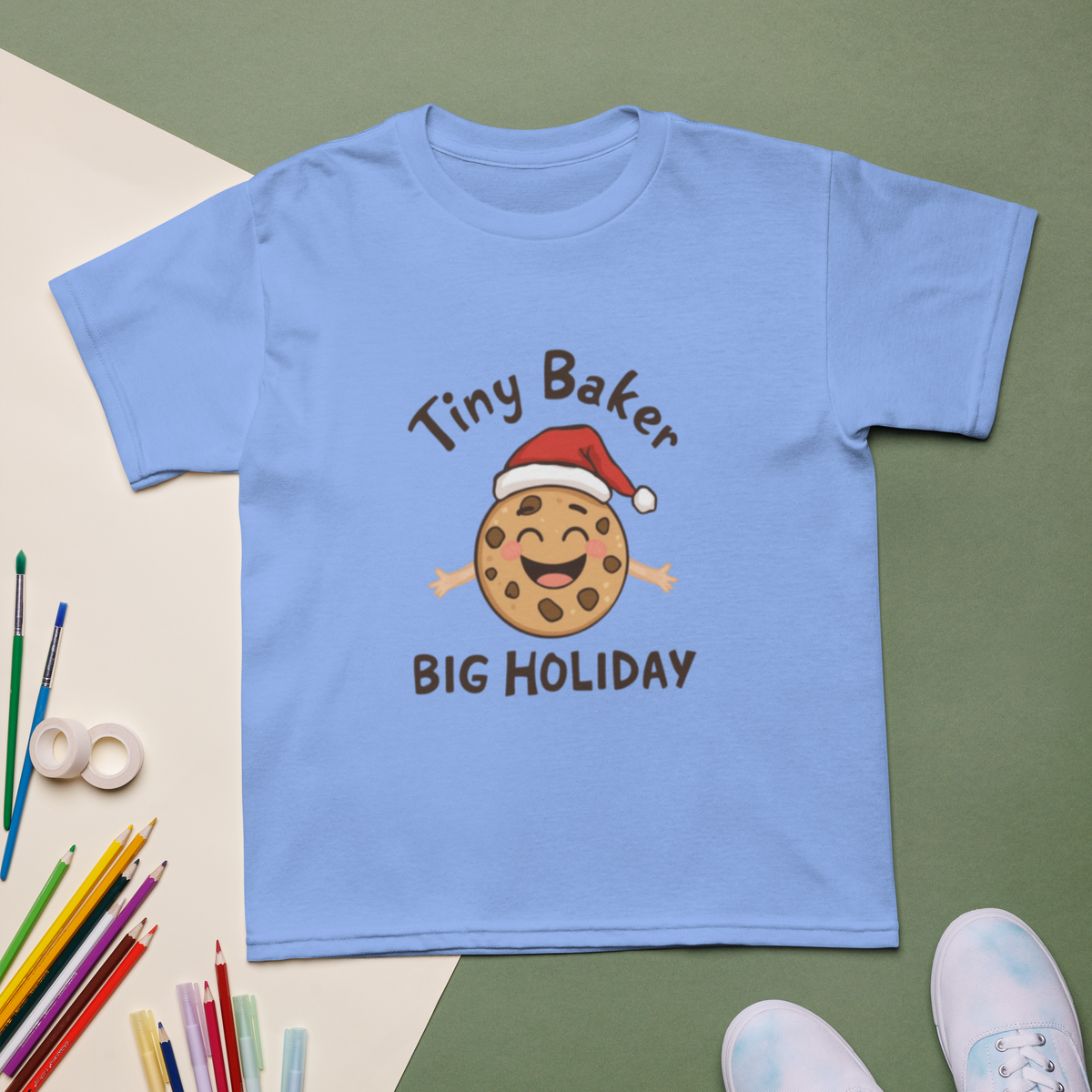 Tiny Baker Holiday V1 | Kids T-Shirt Apparel > Kids' T-Shirts ZomaModa