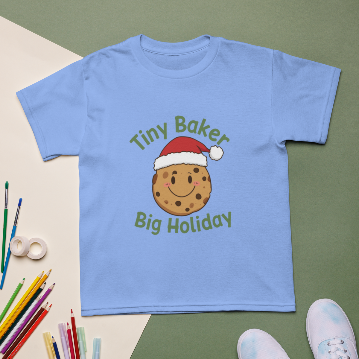 Tiny Baker Holiday V2 | Kids T-Shirt Apparel > Kids' T-Shirts ZomaModa